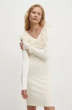 Платье Answear Lab, бежевый