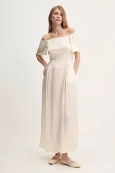 Платье Answear Lab, бежевый