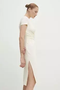 Платье Answear Lab, бежевый