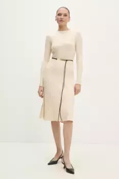 Платье Answear Lab, бежевый