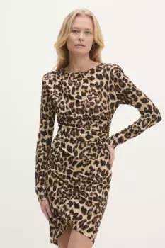 Платье Answear Lab, бежевый