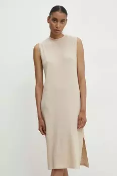 Платье Answear Lab, бежевый