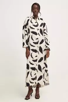 Платье Answear Lab, бежевый