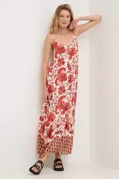 Платье Answear Lab, бежевый