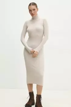 Платье Answear.Lab, бежевый