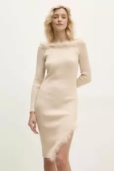 Платье Answear.Lab, бежевый