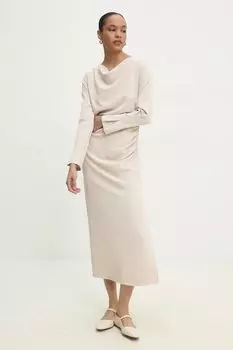 Платье Answear.Lab, бежевый