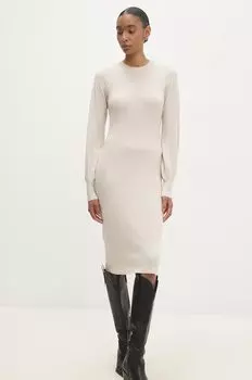 Платье Answear.Lab, бежевый