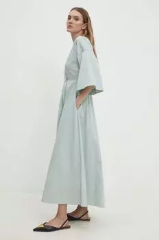 Платье Answear Lab, бирюзовый