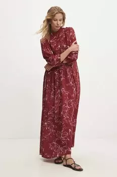 Платье Answear Lab, бордовый