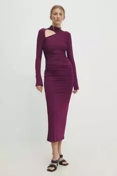 Платье Answear Lab, фиолетовый