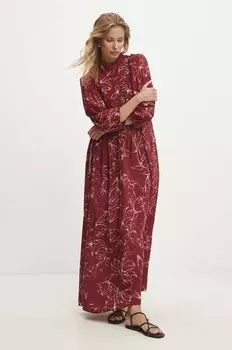 Платье Answear Lab, гранатовый