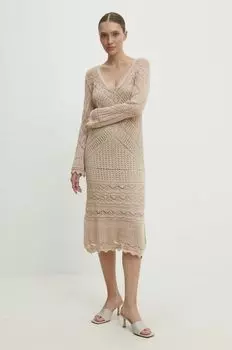 Платье Answear Lab, коричневый