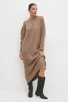 Платье Answear Lab, коричневый