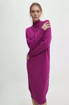 Платье Answear Lab, розовый