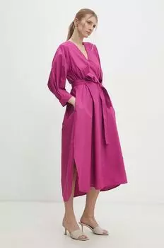 Платье Answear Lab, розовый
