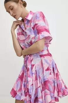 Платье Answear Lab, розовый