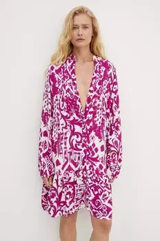 Платье Answear Lab, розовый