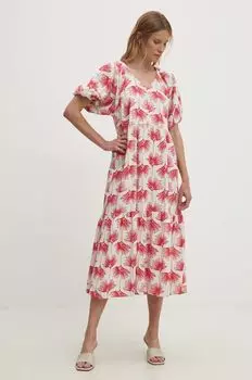 Платье Answear Lab, розовый