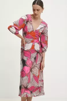 Платье Answear Lab, розовый