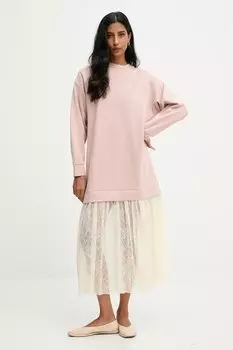 Платье Answear.Lab, розовый