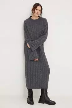 Платье Answear Lab, серый