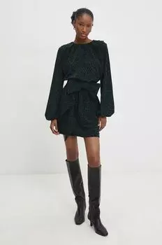 Платье Answear Lab, зеленый