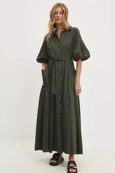 Платье Answear Lab, зеленый