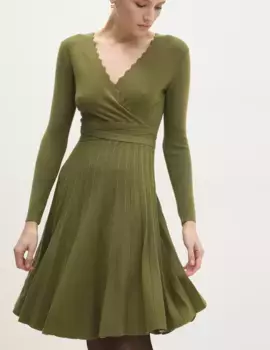 Платье Answear Lab, зеленый