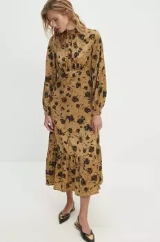 Платье Answear Lab, золотой