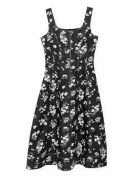 Платье Aop Orchid KARL LAGERFELD, синий