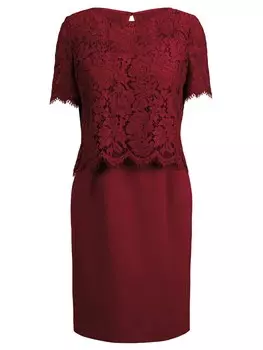 Платье APART Sheath Dress, бордо