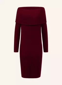 Платье APART Strick, темно-красный