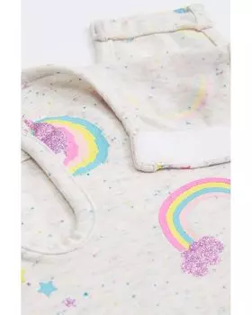 Платье Appaman Adaptive Unicorn Rainbows Naxios Dress, цвет Cool Grey