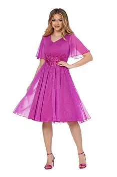 Платье Ариэль с вырезами Barocca, фуксия