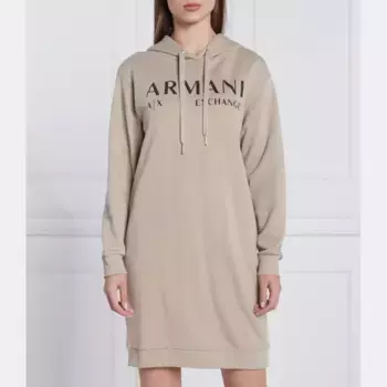 Платье Armani Exchange, бежевый