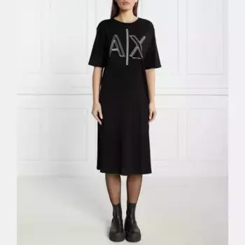 Платье Armani Exchange, черный
