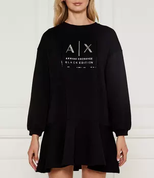Платье Armani Exchange, черный