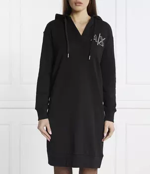 Платье Armani Exchange, черный