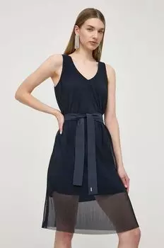 Платье Armani Exchange, темно-синий