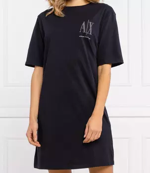 Платье Armani Exchange, темно-синий