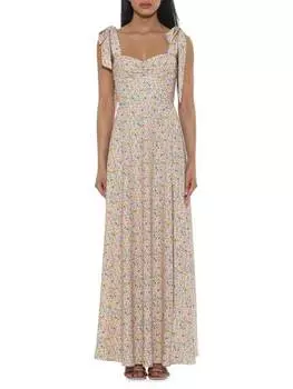 Платье Arya Sweetheart Alexia Admor макси, мультиколор