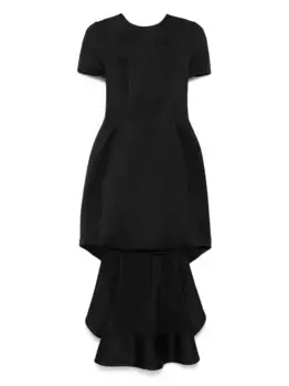 Платье асимметричного кроя Givenchy, черный