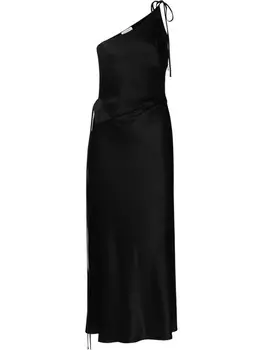 Платье асимметричного кроя Materiel, черный