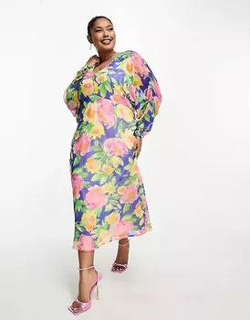 Платье Asos, мультиколор