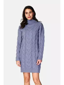 Платье ASSUILI Strick, серо-голубой