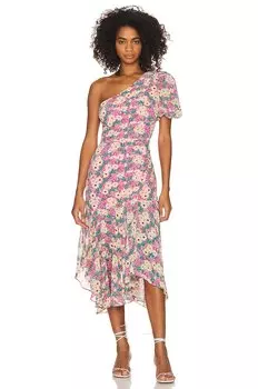 Платье ASTR the Label Santorini, цвет Pink & Black Floral