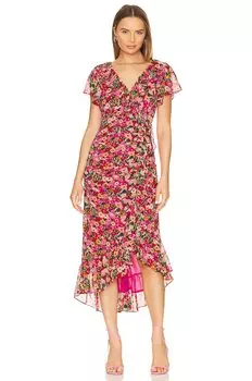 Платье ASTR the Label Vilma, цвет Red Multi Floral