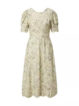 Платье Atelier Rve IRBABETTE, бежевый/зеленый