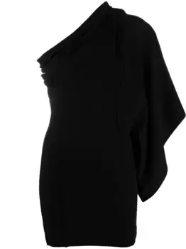 Платье Athena с открытыми плечами Rick Owens, черный